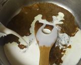 残ったカレーのリメイク！クリームパスタ作り方2写真