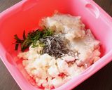 ふわぷりっ！エビとはんぺんの塩こんぶ団子作り方3写真