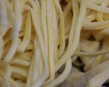 ししとうとひき肉のピリ辛パスタ作り方1写真