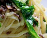 ししとうとひき肉のピリ辛パスタ作り方11写真