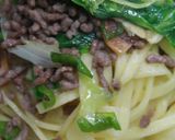 ししとうとひき肉のピリ辛パスタ作り方10写真