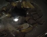 ごぼうとコンニャクと牛肉の味噌煮。作り方4写真
