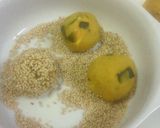 懐かし給食＊かぼちゃのゴマ団子＊作り方2写真