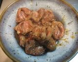 鶏のハートの焼き鳥風作り方4写真