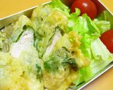 お弁当用に冷凍保存！鶏むね肉の天ぷら作り方6写真
