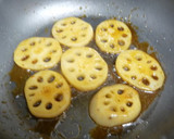 簡単！焼肉のたれでれんこんの照り焼き作り方3写真