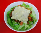 旨い！ひき肉とトマトのチーズのっけ丼☆作り方5写真