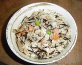 鶏ゴボウとひじきの混ぜご飯作り方7写真