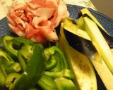 ナスとピーマンの味噌炒め作り方1写真