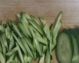 秋の味覚☆柿と野菜とかまぼこのサラダ☆作り方3写真