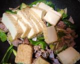 厚揚げと豚肉の味噌炒め作り方3写真