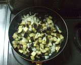なすと豚こまのカレー味炒め作り方2写真