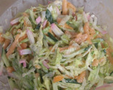 秋の味覚☆柿と野菜とかまぼこのサラダ☆作り方6写真