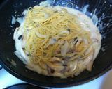 牛乳で簡単☆きのこのクリームパスタ♫作り方7写真