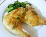 パリビストロの定番~鶏腿肉のコンフィ♡作り方4写真
