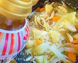 白だし♪　肉ジャガ風　肉なし野菜の煮物作り方4写真