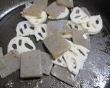 ポン酢でウマっ(゜Д゜れんこんにゃく炒め作り方2写真