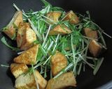厚揚げ＆水菜のポン酢浸し作り方3写真