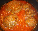 わが家の定番＊煮込みハンバーグ作り方7写真