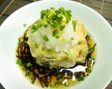 茄子の天ぷらの塩昆布つゆ浸し作り方4写真