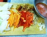 切り干し大根とツナのカレー味噌炒め作り方1写真