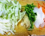 切り干し大根のみそだれソース焼きそば作り方2写真