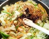 切り干し大根のみそだれソース焼きそば作り方4写真