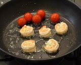 ✽海老＆アボカド＆トマトのカレーパスタ✽作り方4写真