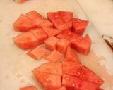 暑さ凌ぎの味方！すいかジュース作り方1写真