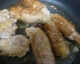 おくらDE鶏ひき肉豚バラまき焼き★作り方8写真