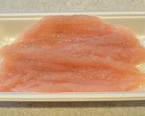 簡単♬ささみの塩こんぶピカタ♬梅風味✽作り方1写真