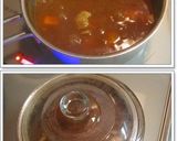 昨日の焼きハンバーグ⇒煮込みハンバーグ♪作り方5写真