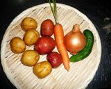 ヴィーガンポテトサラダ壱　京都カフェ作り方1写真