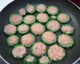 ゴーヤの肉詰めバーグ♪作り方3写真