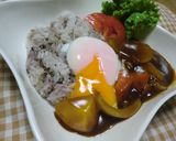 ☆レンジで時短♪デミたまごはん☆作り方6写真