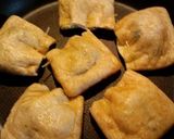 鶏白だしで稲荷餃子(ロールキャベツ風)作り方4写真