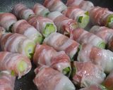白ねぎの大葉豚バラW巻き♪塩こしょうのみ作り方4写真