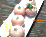 生ハムと鶏ササミの手まり寿司作り方7写真