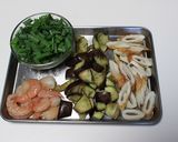 なすと小エビとちくわの和風スパゲティ作り方1写真