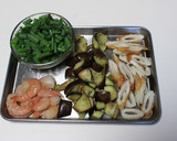 なすと小エビとちくわの和風スパゲティ作り方1写真