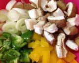★簡単！炒飯withザーサイの浅漬け★作り方3写真