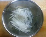 大根の梅肉和え作り方1写真