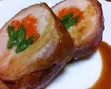 ロールチキン☆鶏むね照焼チキンロール作り方4写真