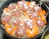もやしと肉団子のピリ辛ダレ。作り方4写真