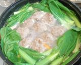もやしと肉団子のピリ辛ダレ。作り方5写真
