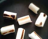 ごぼうとベーコンの炒め煮～焼きねぎ添え～作り方5写真