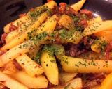 簡単一品☆ひき肉とポテトの炒め物作り方4写真