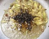 夏限定！茗荷と大葉の和風ペペロンチーノ作り方5写真