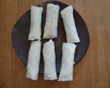 雑穀の揚げ春巻き　チーズ＆ウィンナー入り作り方3写真
