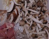 きのこ、たっぷり月見そば・鶏肉入り作り方2写真